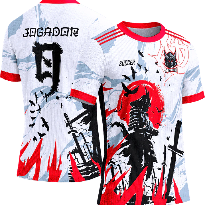 Arte Vetor Camisa Interclasse 205 Samurai 1