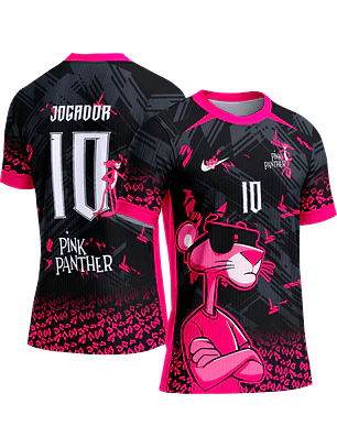 Arte Vetor Camisa Interclasse 219 Pantera Cor de Rosa