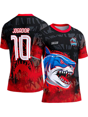 Arte Vetor Camisa Interclasse 221 Tubarão