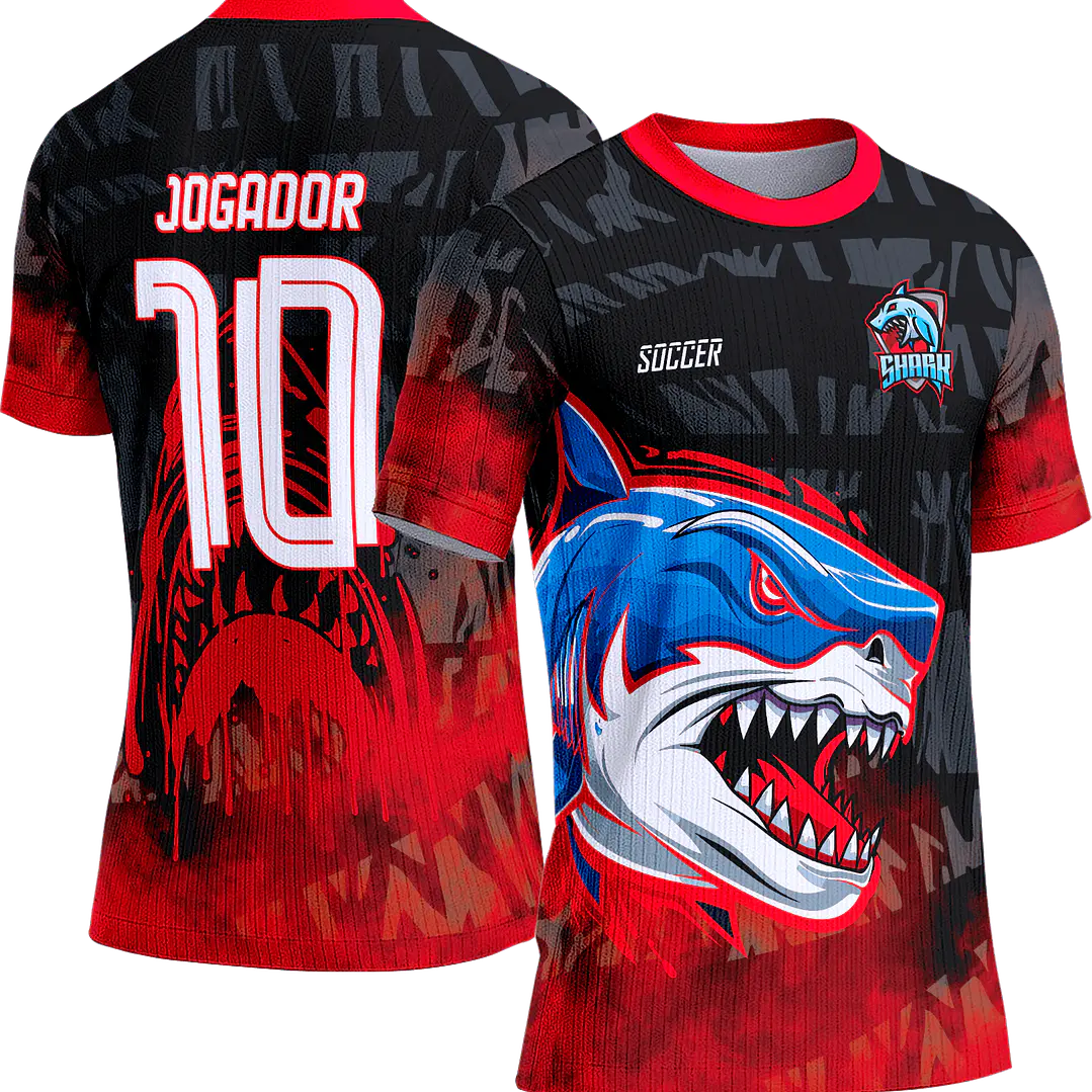 Arte Vetor Camisa Interclasse 221 Tubarão 1