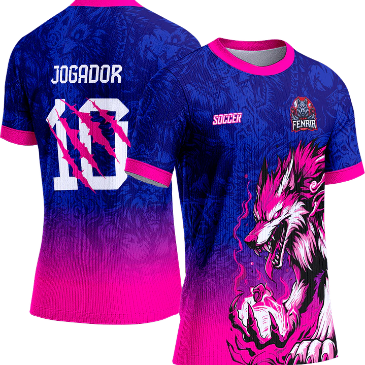 Arte Vetor Camisa Interclasse 236 Lobo 1