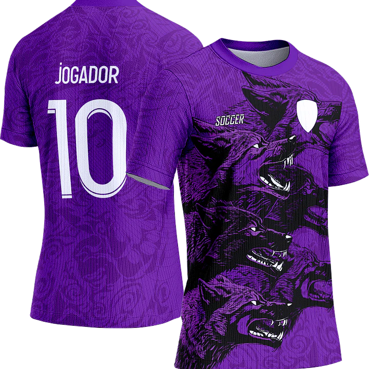 Arte Vetor Camisa Interclasse 237 Lobo 1