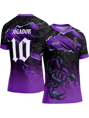Arte Vetor Camisa Interclasse 258 Escorpião