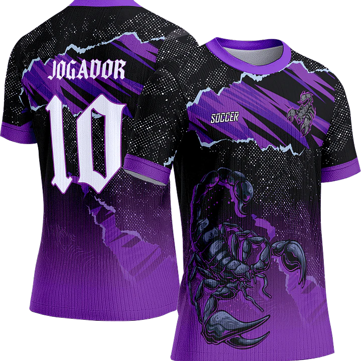 Arte Vetor Camisa Interclasse 258 Escorpião 1