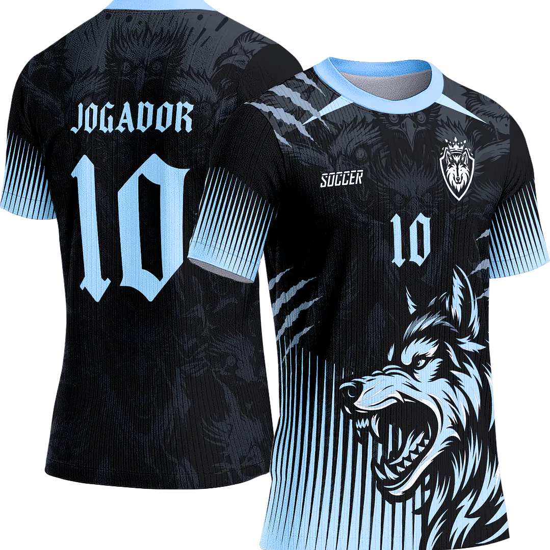 Arte Vetor Camisa Interclasse 259 Lobo 1