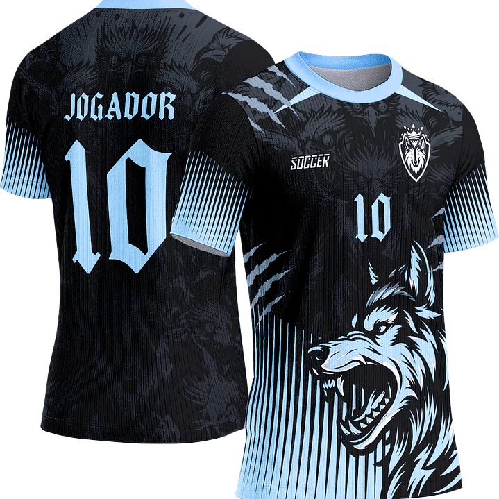 Arte Vetor Camisa Interclasse 259 Lobo 1