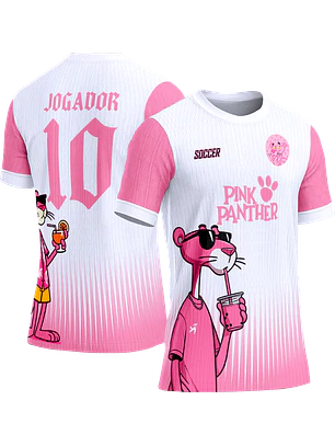 Arte Vetor Camisa Interclasse 260 Pantera Cor de Rosa