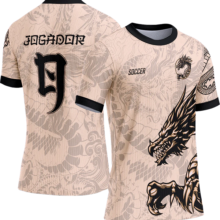 Arte Vetor Camisa Interclasse 264 Dragão 1