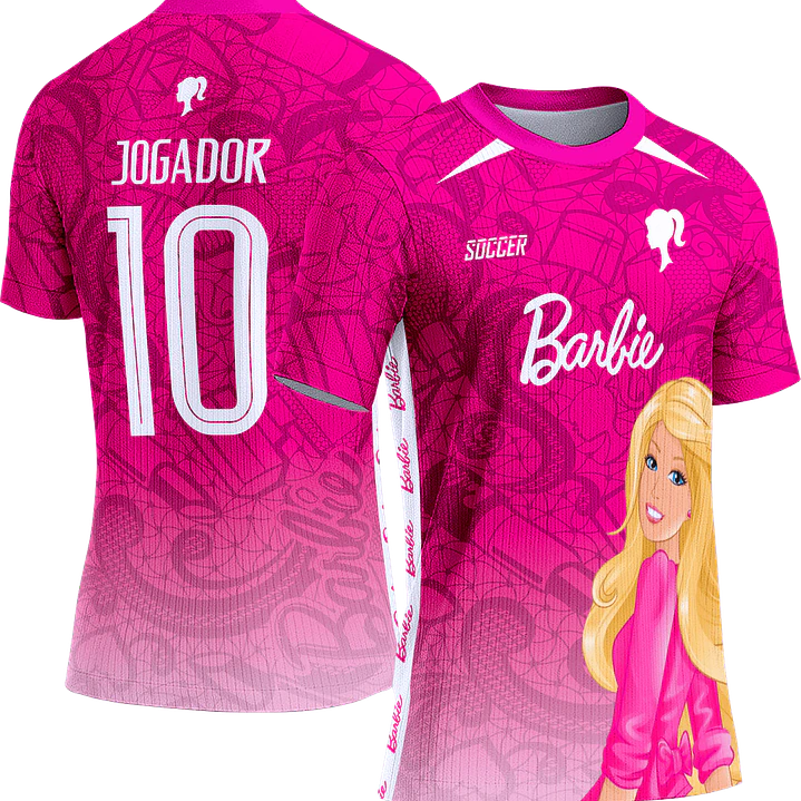 Arte Vetor Camisa Interclasse 277 Barbie 1