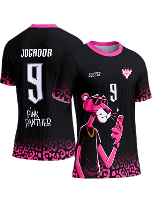 Arte Vetor Camisa Interclasse 287 Pantera Cor de Rosa