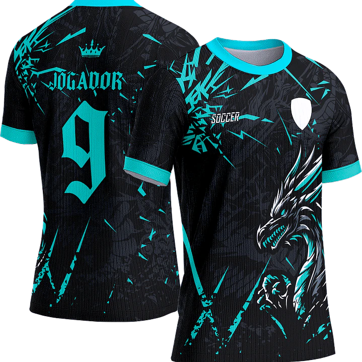 Arte Vetor Camisa Interclasse 296 Dragão 1