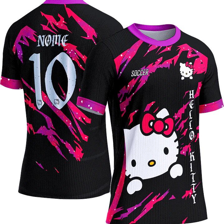 Arte Vetor Camisa Interclasse 297 Hello Kitty 1