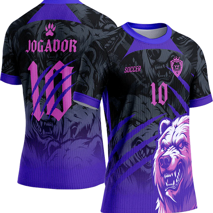 Arte Vetor Camisa Interclasse 298 Urso 1