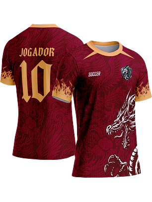 Arte Vetor Camisa Interclasse 301 Dragão