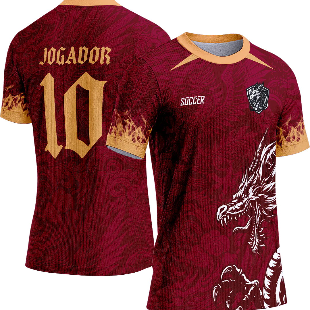 Arte Vetor Camisa Interclasse 301 Dragão 1