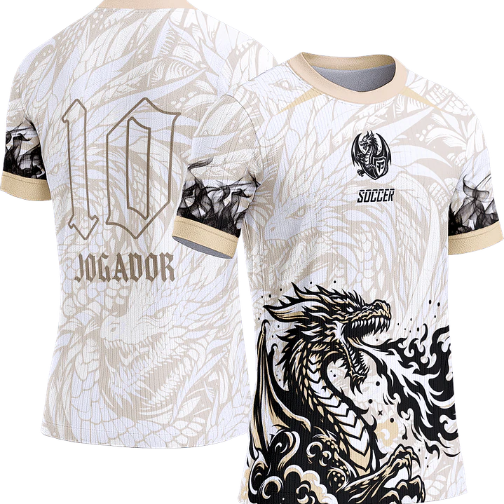 Arte Vetor Camisa Interclasse 306 Dragão 1