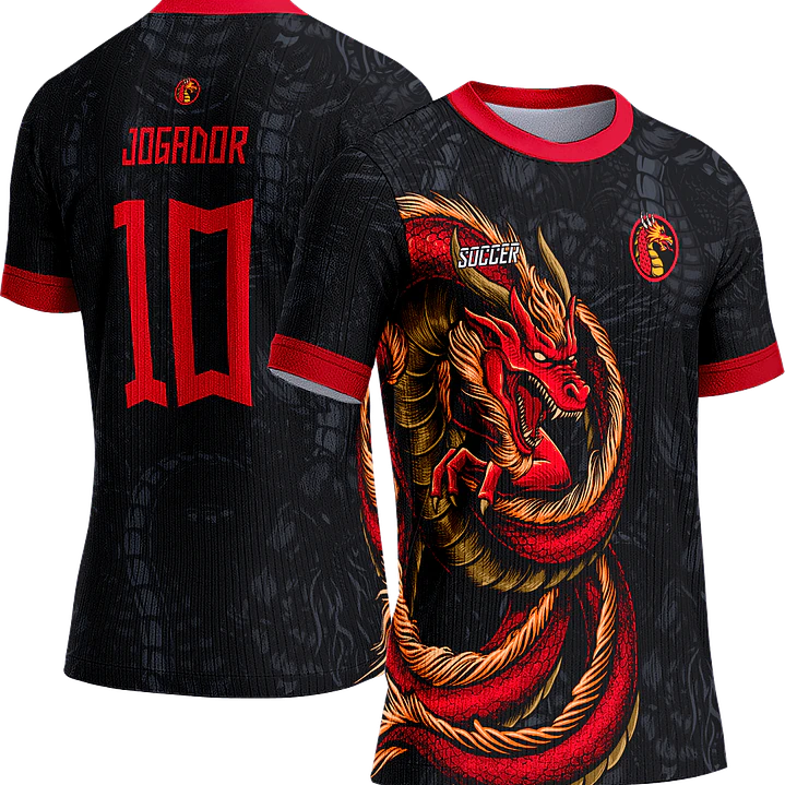 Arte Vetor Camisa Interclasse 318 Dragão 1
