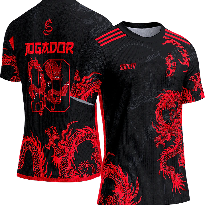 Arte Vetor Camisa Interclasse 328 Dragão 1