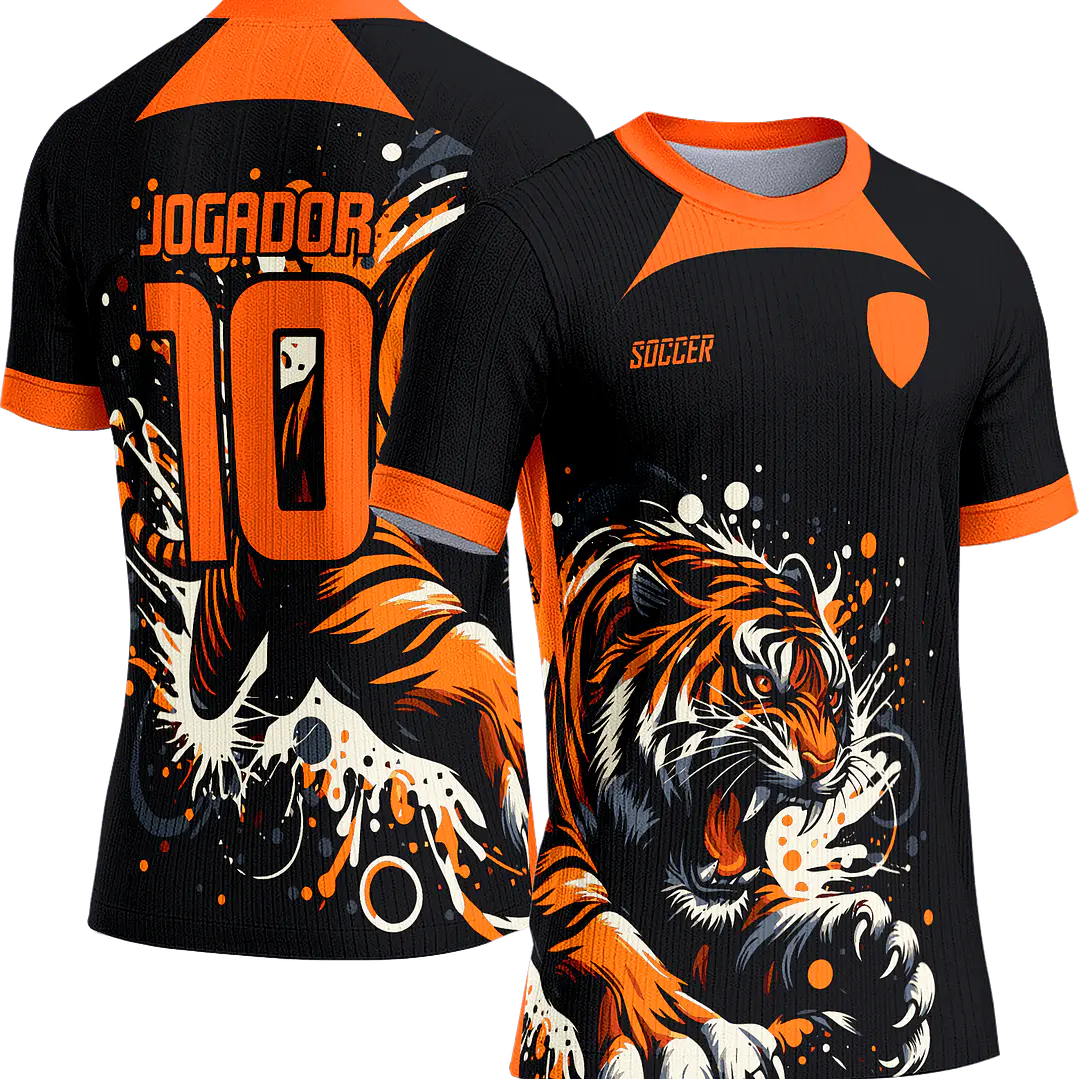 Arte Vetor Camisa Interclasse 341 Tigre 1