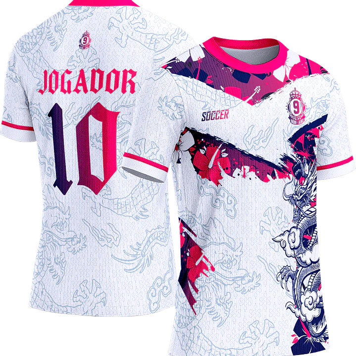 Arte Vetor Camisa Interclasse 345 Dragão 1
