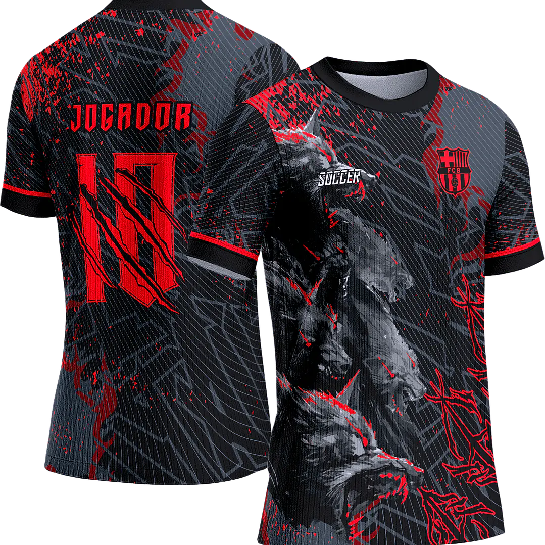 Arte Vetor Camisa Interclasse 346 Lobos 1