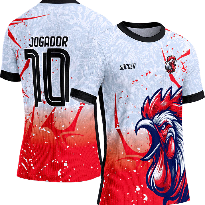 Arte Vetor Camisa Interclasse 349 Galo 1
