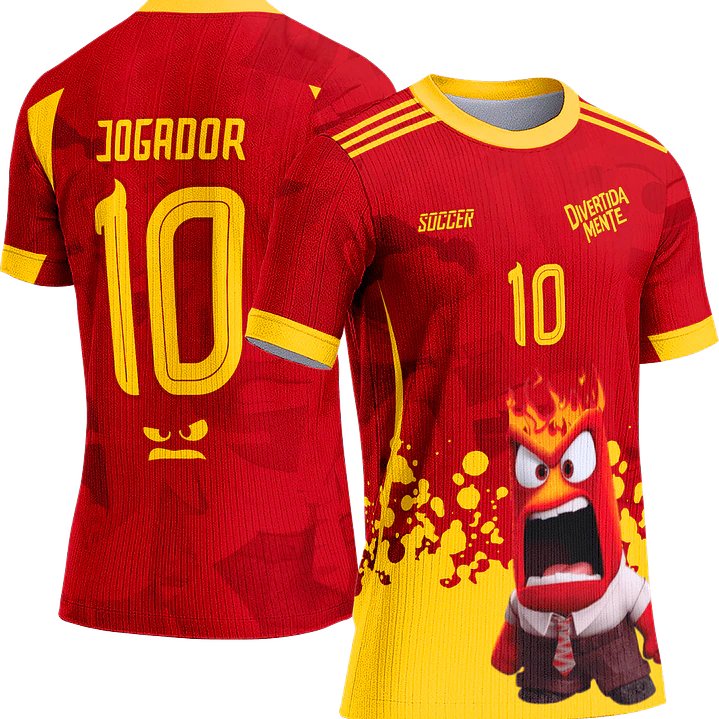 Arte Vetor Camisa Interclasse 356 Divertidamente 1