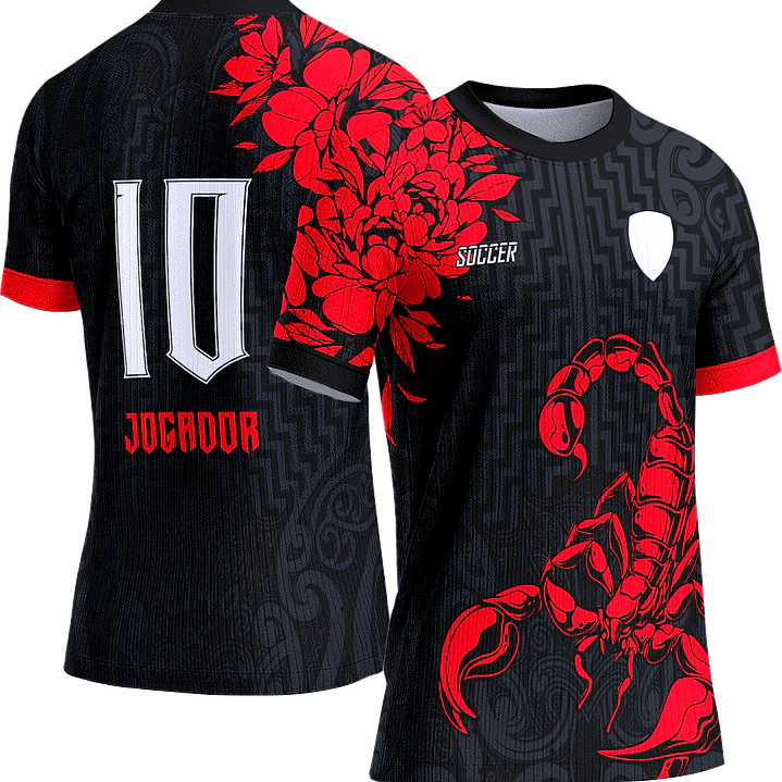 Arte Vetor Camisa Interclasse 358 Escorpião 1