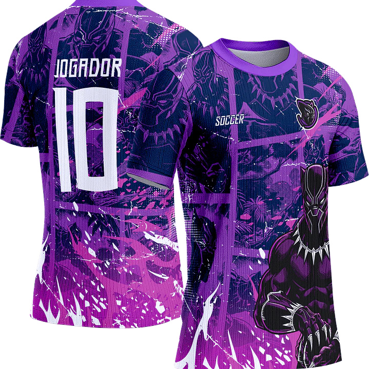 Arte Vetor Camisa Interclasse 365 Pantera Negra 1