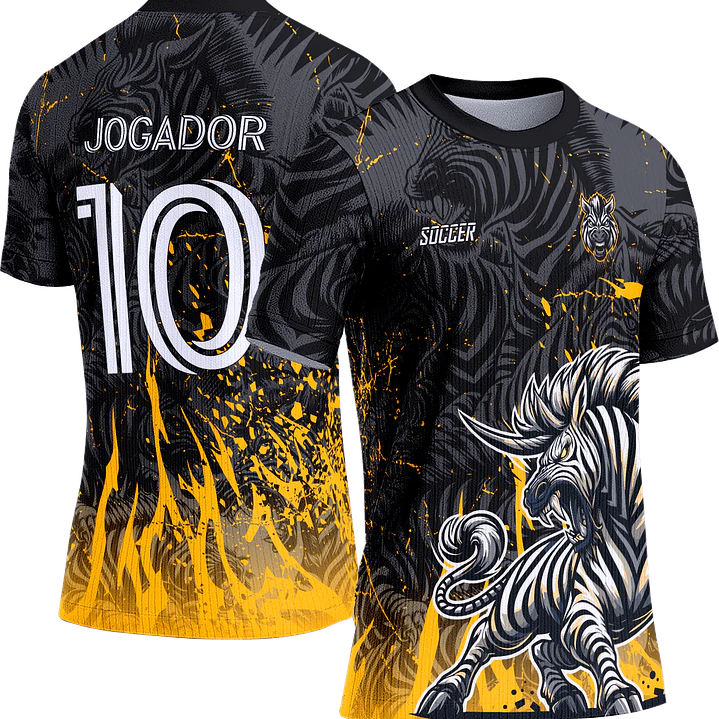 Arte Vetor Camisa Interclasse 368 Zebra 1