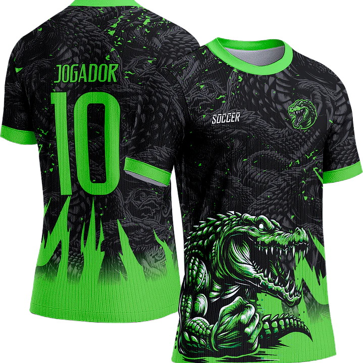 Arte Vetor Camisa Interclasse 373 Crocodilo 1