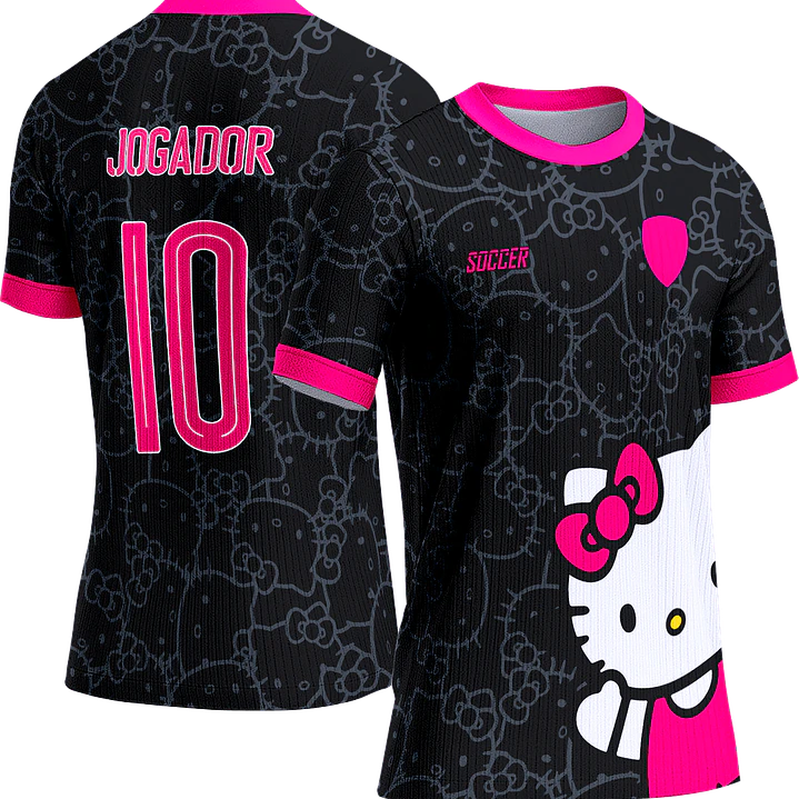Arte Vetor Camisa Interclasse 377 Hello Kitty 1