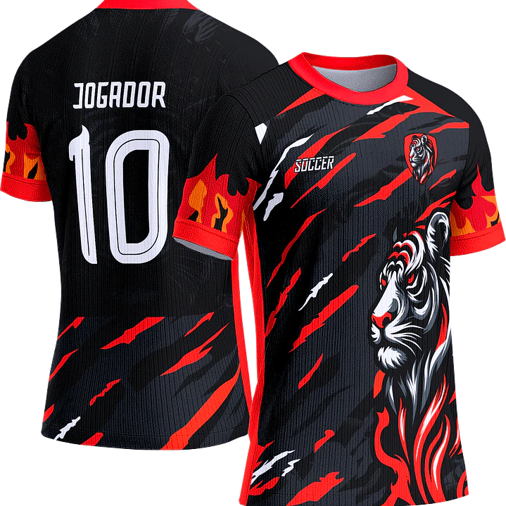 Arte Vetor Camisa Interclasse 383 Tigre 1