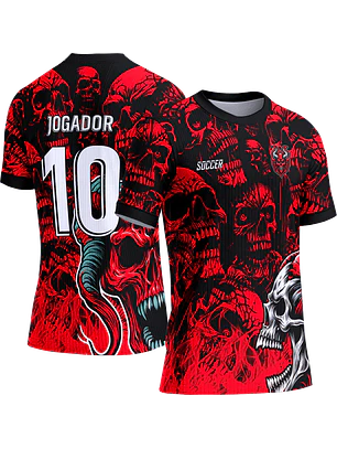 Arte Vetor Camisa Interclasse 385 Caveira