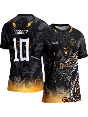 Arte Vetor Camisa Interclasse 387 Dragão