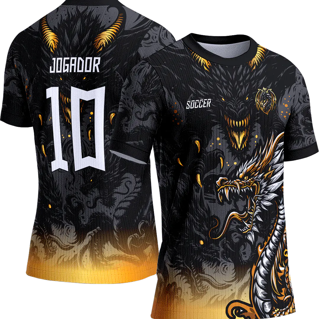 Arte Vetor Camisa Interclasse 387 Dragão 1