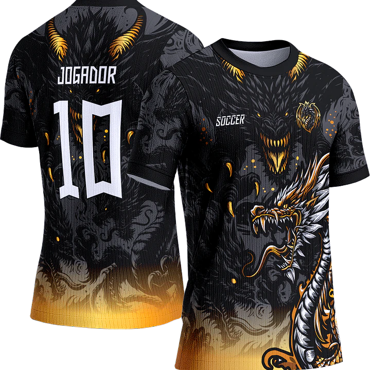 Arte Vetor Camisa Interclasse 387 Dragão 1