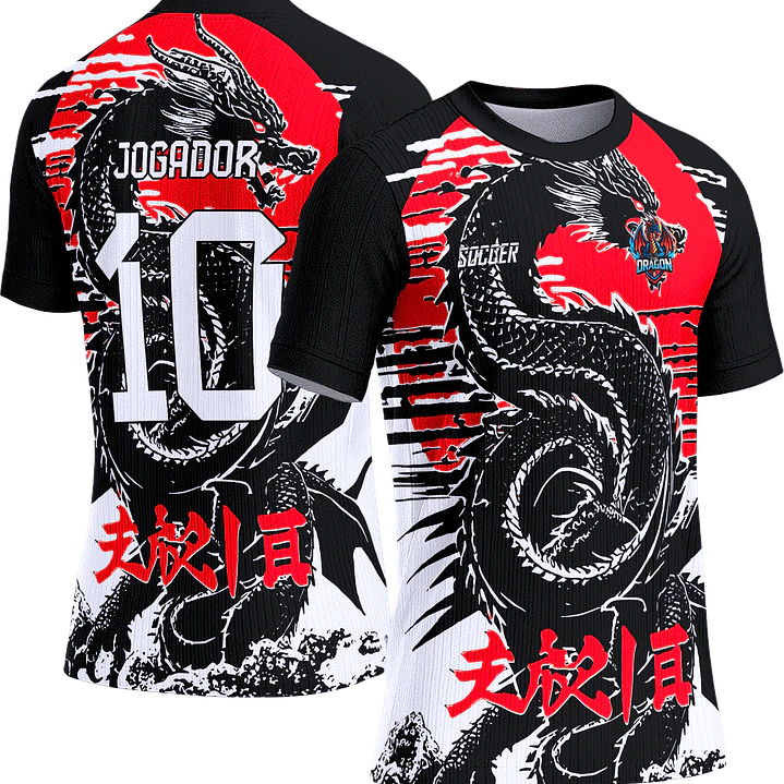 Arte Vetor Camisa Interclasse 388 Dragão 1