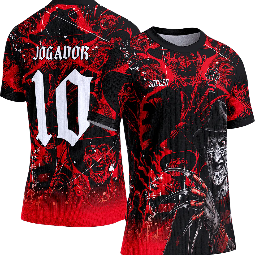Arte Vetor Camisa Interclasse 392 Fredy Krueger 1