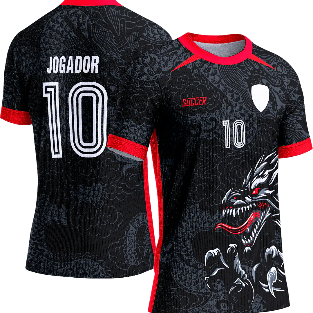 Arte Vetor Camisa Interclasse 398 Dragão 1