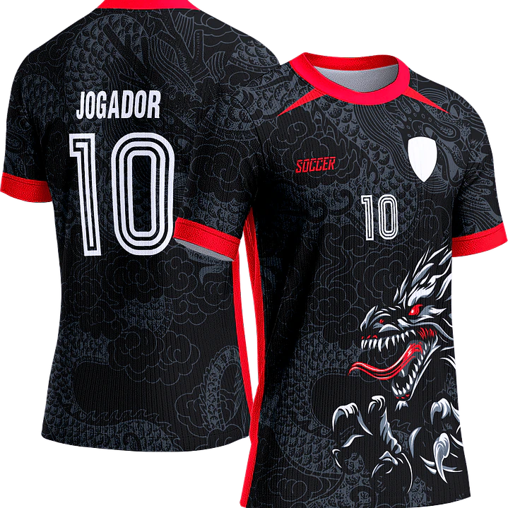 Arte Vetor Camisa Interclasse 398 Dragão 1