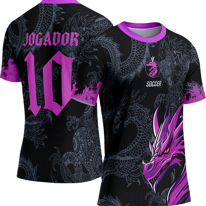 Arte Vetor Camisa Interclasse 401 Dragão 1