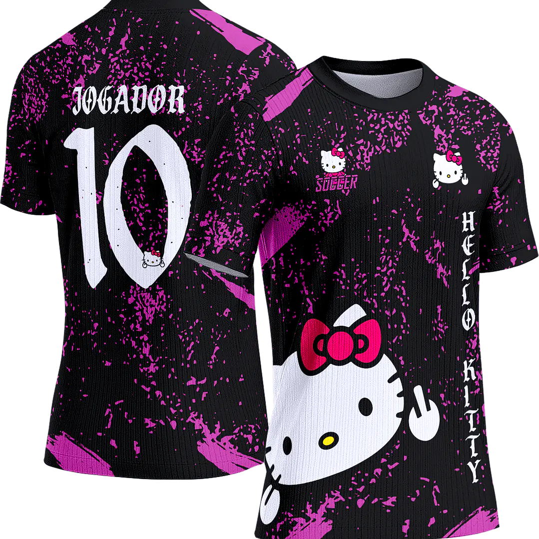 Arte Vetor Camisa Interclasse 402 Hello Kitty 1