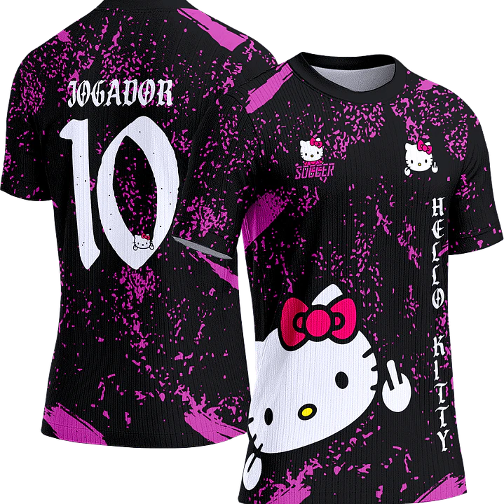 Arte Vetor Camisa Interclasse 402 Hello Kitty 1