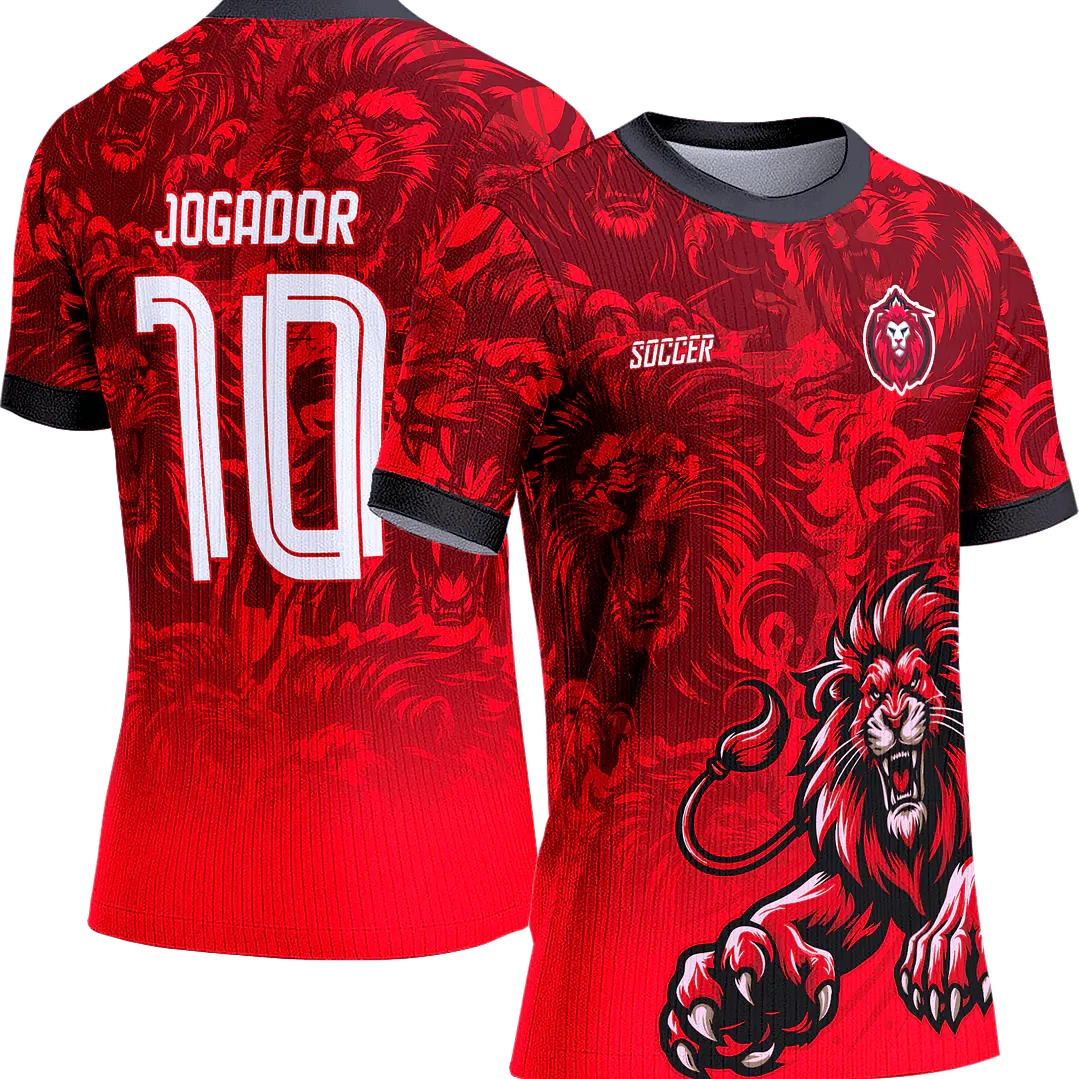 Arte Vetor Camisa Interclasse 407 Leão 1