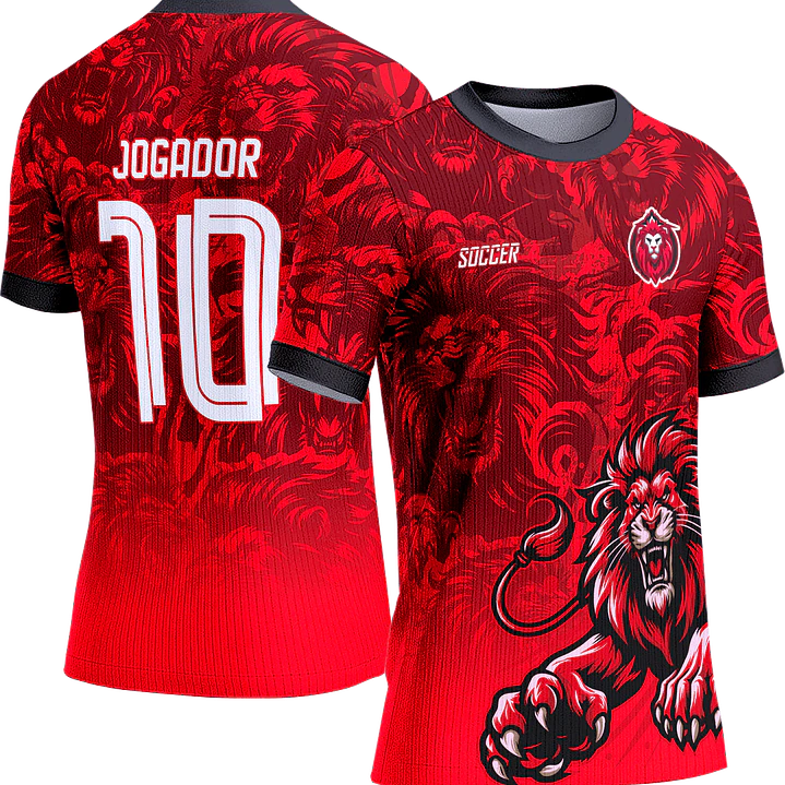 Arte Vetor Camisa Interclasse 407 Leão 1