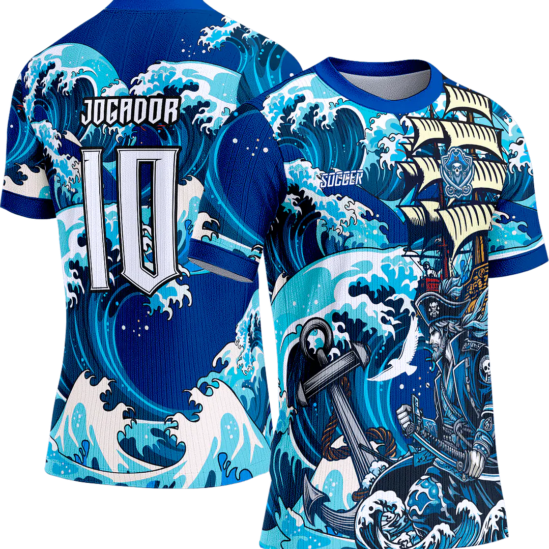Arte Vetor Camisa Interclasse 416 Pirata 1