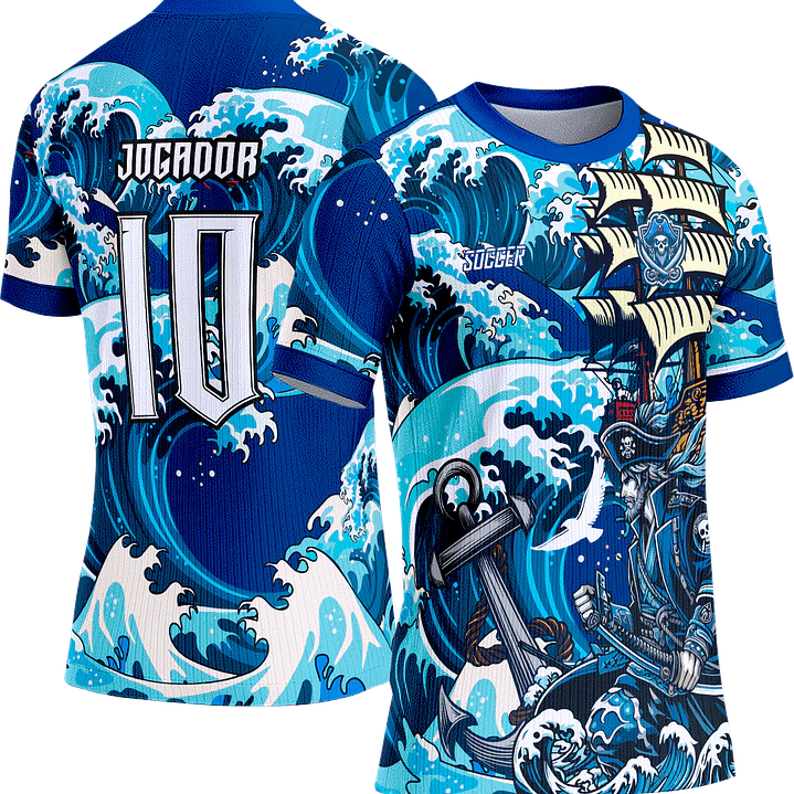 Arte Vetor Camisa Interclasse 416 Pirata 1