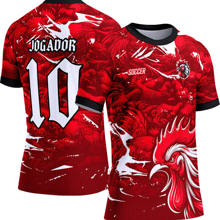 Arte Vetor Camisa Interclasse 420 Galo 1