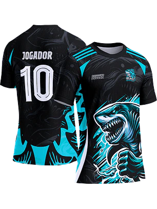 Arte Vetor Camisa Interclasse 423 Tubarão
